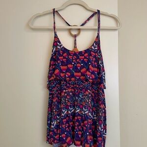 Poppy tank top